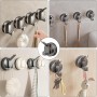4 Colgador Toalla Baño Colgador Toallas Perchas Adhesivas Suction Cup Hooks Reutilizable Ganchos Colgar sin Agujeros Adhesivos