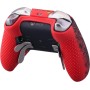 9CDeer 1 x Funda protectora de silicona con impresión de transferencia personalizada, diseño de Cráneo negro + 6 Thumb Grips