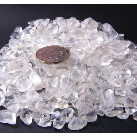 Piedras naturales, cristales de grava, Chip de mineral de cuarzo, mine