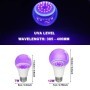 Bombilla Led E27 7W 12W bombillas UV AC 85-265V 395nm lámpara ultravio