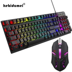 Teclado mecánico retroiluminado de 104 teclas, teclado para juegos por