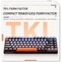 Cyberlupa Collection Machenike-Teclado mecánico K500A-B84 75 TKL, peri