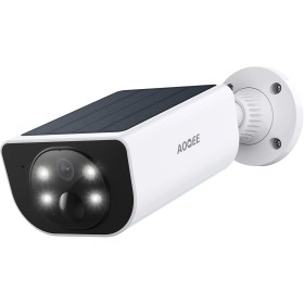 AOQEE Camara Vigilancia WiFi Exterior Solar - 2K Seguridad Camaras Vigilancia Domicilio WiFi sin Cable con Batería, Humana/PIR