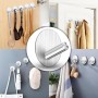 Ziamzra 6 Piezas Ganchos Adhesivos para Pared 45x30mm Colgador Toalla Baño Adhesivo Acero Inox Colgadores Adhesivos Resistentes