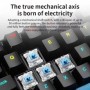 Teclado mecánico con cable K68, 10 tipos de iluminación colorida para 