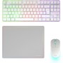 Mars Gaming MCPX, Combo Gaming 3en1 con Teclado H-Mech Iluminado, Ratón Ultraligero 10000 dpi con Software y Alfombrilla XXL,