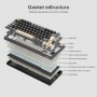 RK ROYAL KLUDGE M75 Teclado mecánico español 81 teclas RGB retroilumin