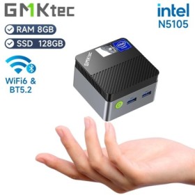GMKtec-Mini PC KB5, Intel Celeron N5105, Windows 11 Pro, 4K, DDR4, 8GB