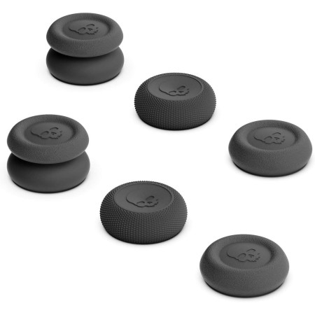 Skull & Co. Skin, CQC and FPS Thumb Grips Joystick Cap Analog Stick Cover for Xbox (XSX/XB1) Controller - Black, 3Pairs(6pcs)