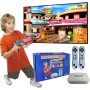 Damcoola Game Console with Over 900 Games, Portable Retro Video Game Console for Kids and Adults, AR Gun Game, TV Plug& Play,