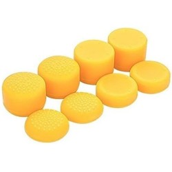 Pack de 8 pcs Analog Controller Gamepad Raised Antislip pulgar stick Grips Thumbsticks Joystick Cap Funda para PS4, PS3,
