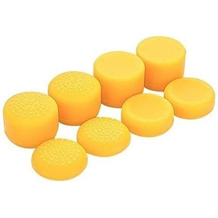 Pack de 8 pcs Analog Controller Gamepad Raised Antislip pulgar stick Grips Thumbsticks Joystick Cap Funda para PS4, PS3,