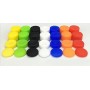 Pack de 8 pcs Analog Controller Gamepad Raised Antislip pulgar stick Grips Thumbsticks Joystick Cap Funda para PS4, PS3,