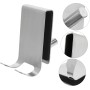 EXHUMKY Gancho De La Puerta De Baño Gancho De Toalla Sin Marco De La Ducha De Vidrio Con Gancho De Acero Inoxidable