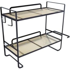 Fnfhsa Estante De Almacenamiento Multifuncional sobre El Inodoro, Estante De Almacenamiento para BañO De 2 Pisos, Estante De