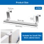 4Piezas Toallero Colgante para Puerta 24cm Toallero para Puertas, Toallero Puerta de Acero Inoxidable, Toallero para Puerta de