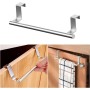 4Piezas Toallero Colgante para Puerta 24cm Toallero para Puertas, Toallero Puerta de Acero Inoxidable, Toallero para Puerta de