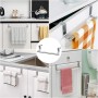 4Piezas Toallero Colgante para Puerta 24cm Toallero para Puertas, Toallero Puerta de Acero Inoxidable, Toallero para Puerta de