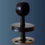 YYLIVING Toallero de Pared Grande, Ideal para baño y Cocina, 100-150 cm (Opcional), Color Negro (tamaño: 80 cm)