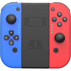 Wongzaa Mando para Switch, L/R Mandos Inalambricos para Switch/Lite/OLED, con Gyro Axis, Dual Vibración, Función de Activación