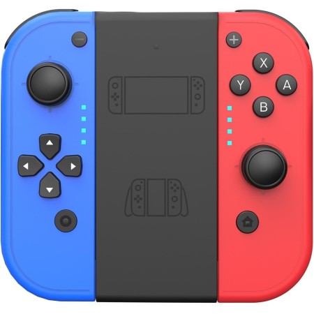 Wongzaa Mando para Switch, L/R Mandos Inalambricos para Switch/Lite/OLED, con Gyro Axis, Dual Vibración, Función de Activación
