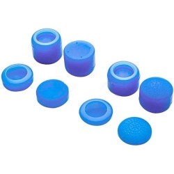 OcioDual 8 Tapones para Pulgares Compatible con Joysticks Analógicos Mando PS5/PS4/Slim/PRO Azul Protectores de Silicona Goma L3