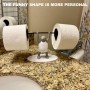Soporte para toallas de papel con figura de levantamiento de pesas, figura de levantamiento de pesas impresa en 3D, accesorios