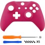 eXtremeRate Carcasa para Xbox One S/X Accesorios Protectora Suave al Tacto Placa Frontal Funda Delantera Kit de reemplazo