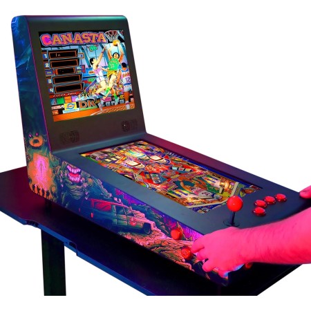 Virtual Pinball, Playfield 21.5" Backglass 17", Ryzen 7 5800H 16GB 512GB SSD, ATI RX580 GPU 8GB RAM, Includes 1000 Visual