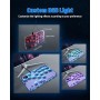 JZW-Shop Arcade Stick RGB para PS4 /Switch/Steam Deck/PC/PS3, Mando Teclado Arcade óptico multibotón Fighting Game Street