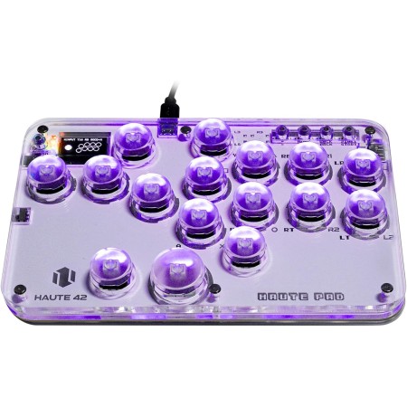 JZW-Shop Arcade Stick RGB para PS4 /Switch/Steam Deck/PC/PS3, Mando Teclado Arcade óptico multibotón Fighting Game Street
