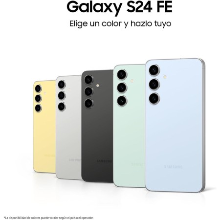 Samsung Galaxy S24 FE 256GB + Cargador - Teléfono Móvil con IA, Smartphone Android, 8 GB RAM, Cámara 50MP, Batería Larga