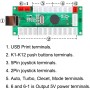 EG STARTS Zero-Delay USB Encoder to PC LED Joystick Set Compatible with LED Arcade Joystick DIY Kit Controller Part Mame Games