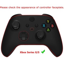 eXtremeRate Carcasa para Xbox Series X S Mando Accesorios Protector Placa Frontal Funda Delantera Reemplazo Kit Cubierta Cover