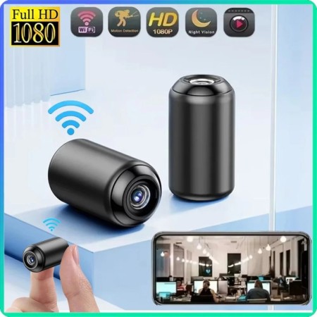 Mini cámara inalámbrica Wifi 1080p HD para interiores, cámara de monit