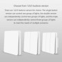 Yeelight Lingdong Panel de botones de interruptor de pared autorrebote