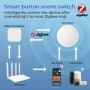 Interruptor de escena de botón Tuya ZigBee, botón pulsador de enlace i