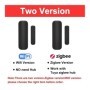 Tuya WiFi o Zigbee Sensor de puerta y ventana batería sistema de alarm