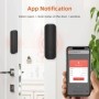 Tuya WiFi o Zigbee Sensor de puerta y ventana batería sistema de alarm
