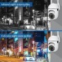 Cámara de videovigilancia 5G con Wifi, videocámara de 5MP, CCTV, PTZ, 