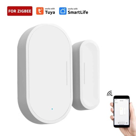 Tuya Zigbee-Sensor inteligente para puertas y ventanas, Detector de ap