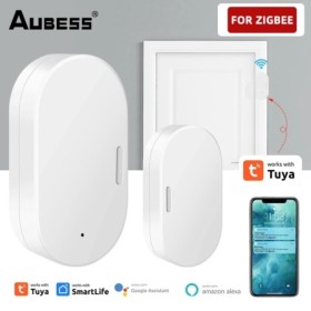 Tuya Zigbee-Sensor inteligente para puertas y ventanas, Detector de ap