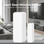 Tuya-Sensor de puerta WiFi, Sensor de ventana, Detector de puerta inal
