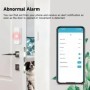 Tuya-Sensor de puerta WiFi, Sensor de ventana, Detector de puerta inal