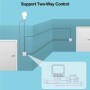 Interruptor de luz de Panel de pared inalámbrico RF433mhz 220V para ho