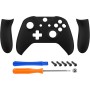 eXtremeRate Carcasa para Xbox One X S Funda Delantera con Agarre Izquierdo Derecho Protectora de la Placa Cubierta