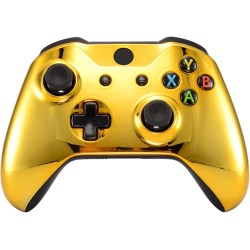 eXtremeRate Funda Delantera Carcasa Protectora de la Placa Frontal Cubierta Antideslizante para Xbox One S para Xbox One X
