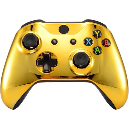 eXtremeRate Funda Delantera Carcasa Protectora de la Placa Frontal Cubierta Antideslizante para Xbox One S para Xbox One X