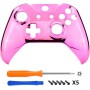 eXtremeRate Funda Delantera Carcasa Protectora de la Placa Frontal Cubierta Antideslizante para Xbox One S para Xbox One X