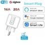 Enchufe inteligente ZigBee WiFi EU16A/20A con sincronización Control d